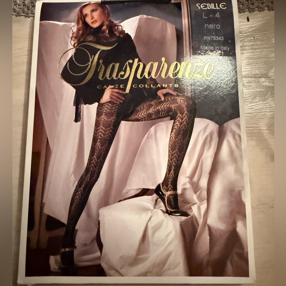 Trasparenze BLACK pantyhose NWT BLACK